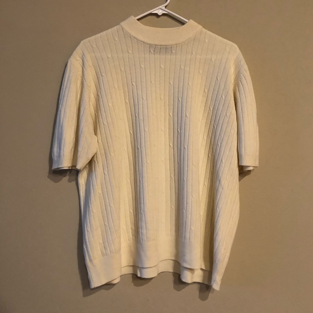 Sag Harbor Vintage Mock Neck Sweater Tee